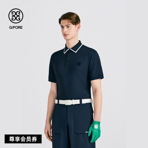 G/FORE吉福官方春夏新品男士高尔夫服装JERSEY POLO针织POLO衫