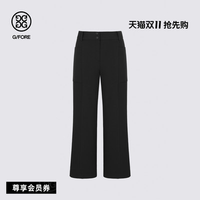 GFORE吉福官方秋季新品女士高尔夫服饰WINDPROOF PANT微喇长裤
