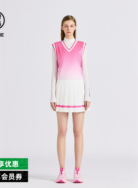 G/FORE吉福官方秋冬女士高尔夫服装V NECK VEST背心