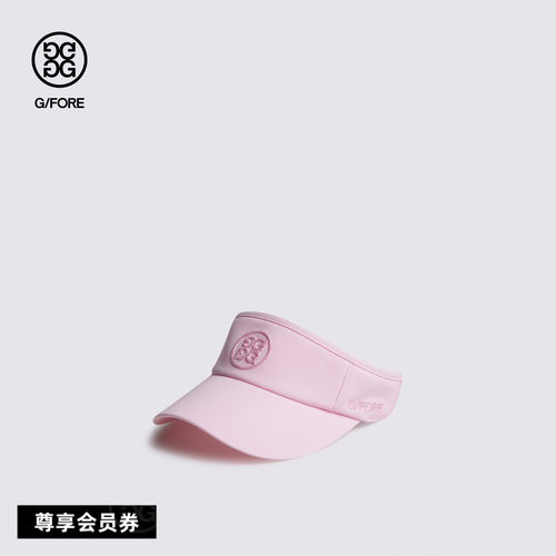 G/FORE吉福官方春夏新品Embroidered Visor女士高尔夫球帽空顶帽