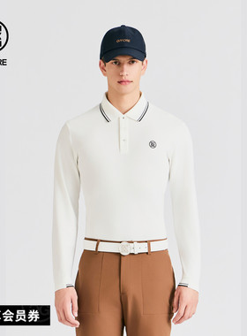 G/FORE吉福官方早秋新品男士高尔夫服装LONG SLEEVES针织POLO衫