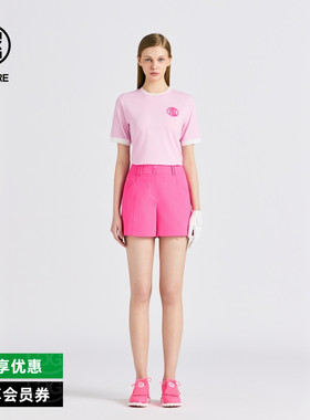 G/FORE吉福官方早秋新品女士高尔夫服装CREWNECK短袖T恤衫