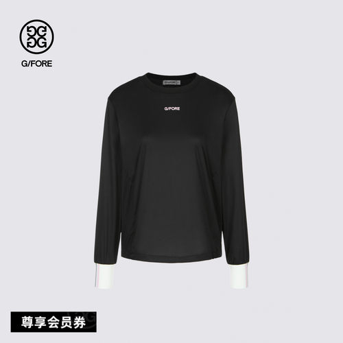 G/FORE吉福官方女士高尔夫服装CREWNECK圆领衫