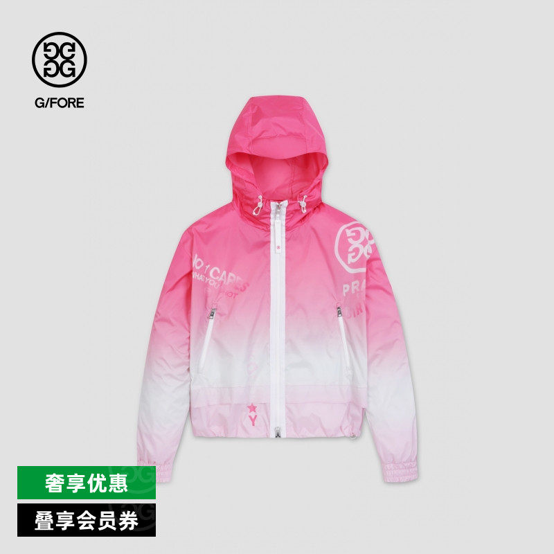 G/FORE吉福官方女士高尔夫服装GRADIENT JUMPER连帽外套