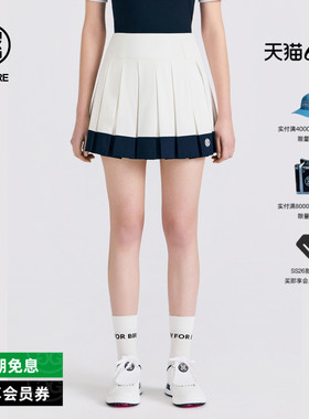 G/FORE吉福官方春夏新品女士高尔夫服装DETAILED SKIRT百褶短裙