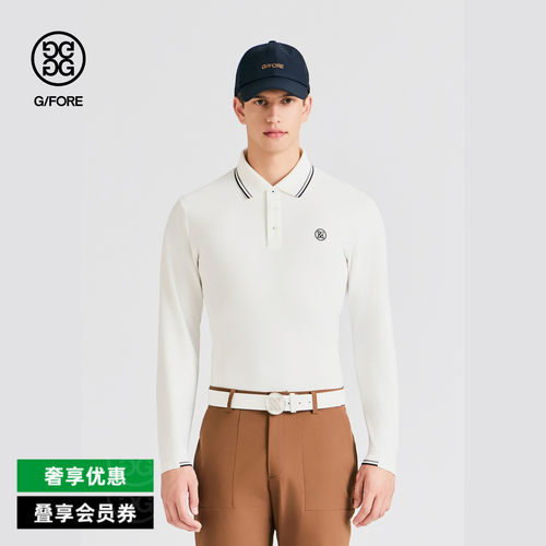 G/FORE吉福官方男士高尔夫服装LONG SLEEVES针织POLO衫