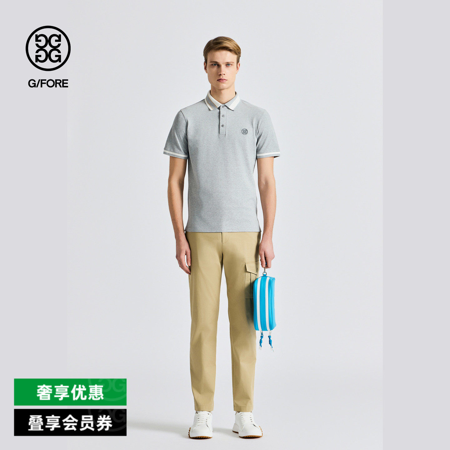 G/FORE吉福官方春夏新品男士高尔夫服装COLLAR-POINTED短袖POLO衫,运动/瑜伽/健身/球迷用品,高尔夫上装,淘宝优惠券,粉丝福利购,淘宝优惠卷