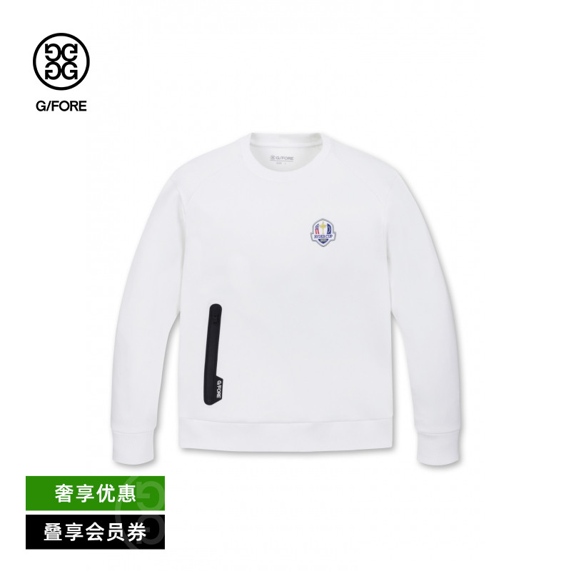 G/FORE莱德杯徽章圆领衫卫衣男