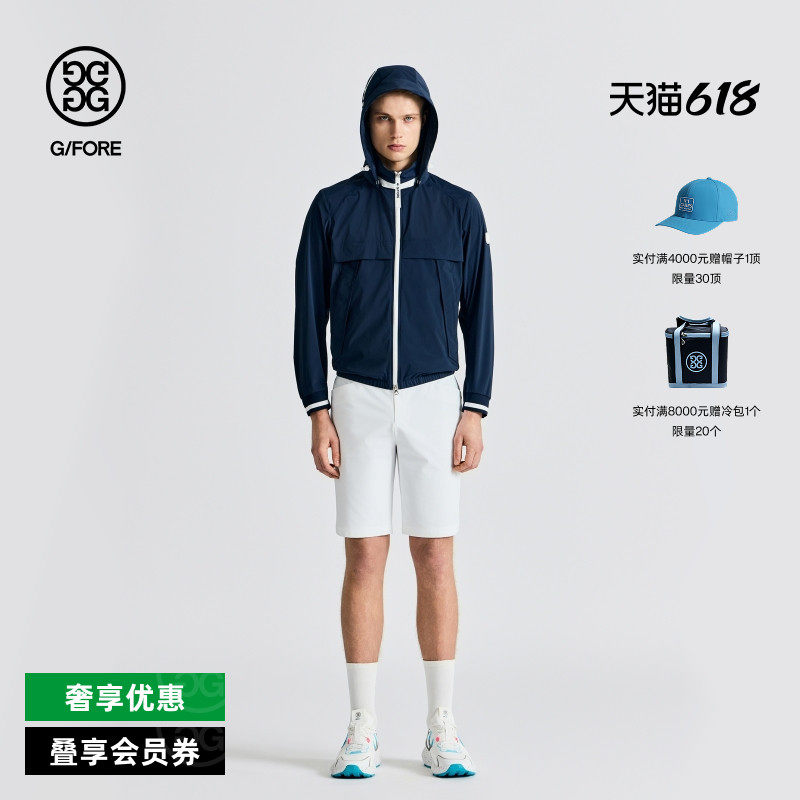 G/FORE吉福官方春夏男士高尔夫服装FULL-ZIP JUMPER夹克外套