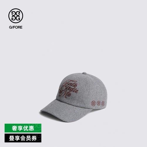 G/FORE吉福官方秋冬SLOGAN BALL CAP鸭舌帽