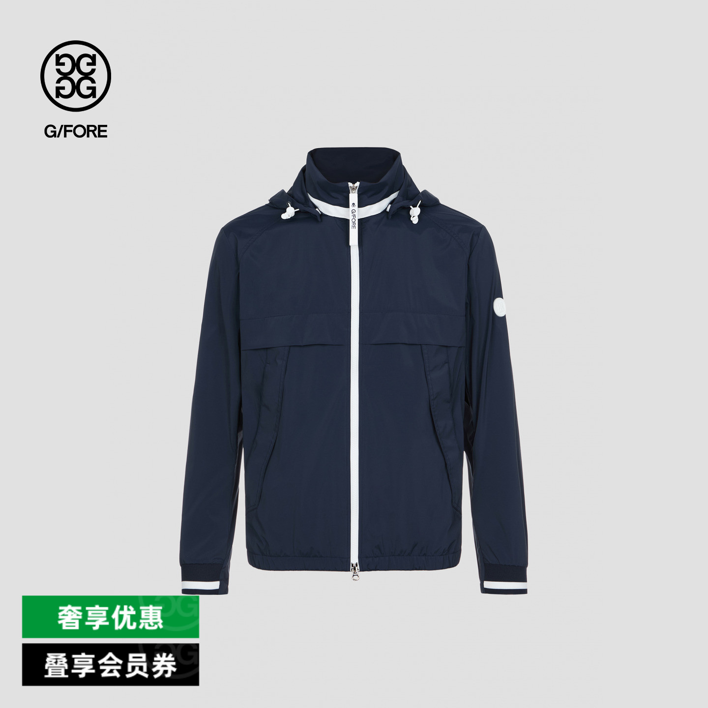 G/FORE吉福官方春夏男士高尔夫服装FULL-ZIP JUMPER夹克外套图片