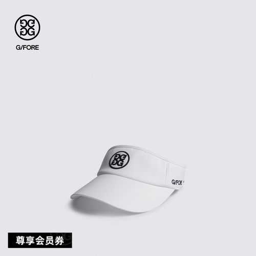 G/FORE吉福官方春夏新品ELASTIC VISOR女士高尔夫球帽空顶帽