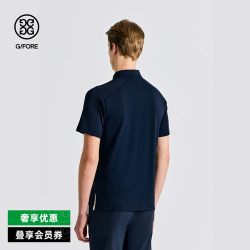 G/FORE吉福官方春夏男士高尔夫服装SOLID NYLON短袖POLO衫