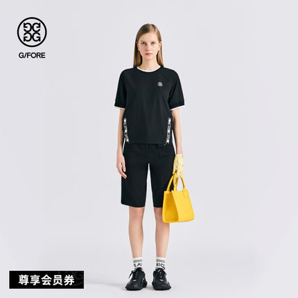 G/FORE吉福官方春夏新品女士高尔夫服装PULL-OVER短袖T恤