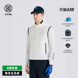 G/FORE吉福官方春夏新品男士高尔夫服装FULL ZIP VEST马甲
