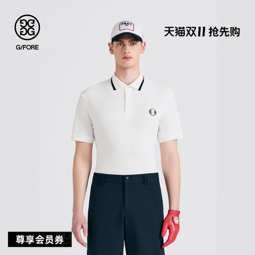 G/FORE吉福官方春夏新品男士高尔夫服装JERSEY POLO凉感针织POLO