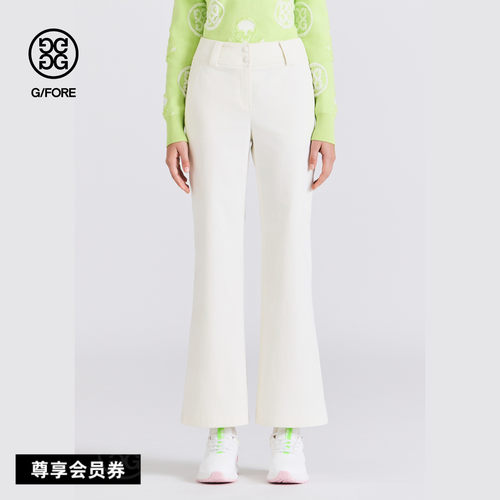 GFORE吉福官方秋冬新品女士高尔夫服装BOOTCUT PANT长裤微喇裤
