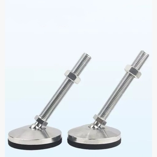 M20 WAG71 D100 L100重型万向脚杯m16调节地脚防滑镀铬脚杯