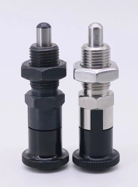 ZAG11 ZAG12-M5/M6/M8/M10旋钮柱塞覆位弹簧柱塞分度销弹簧定位销