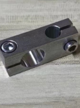 十字型连接件304不锈钢支柱固定夹T型夹光轴支架光电传感器固定夹