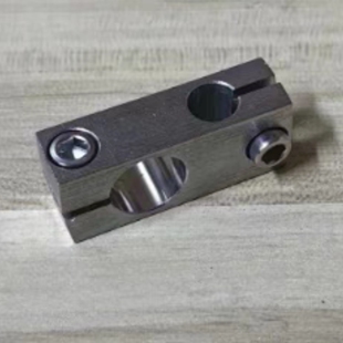 十字型连接件304不锈钢支柱固定夹T型夹光轴支架光电传感器固定夹