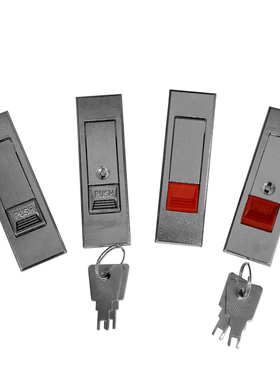 LCKGA-12 LCKGB LCKGC LCKGD 平面锁 按钮型 机箱机柜锁 工业柜门