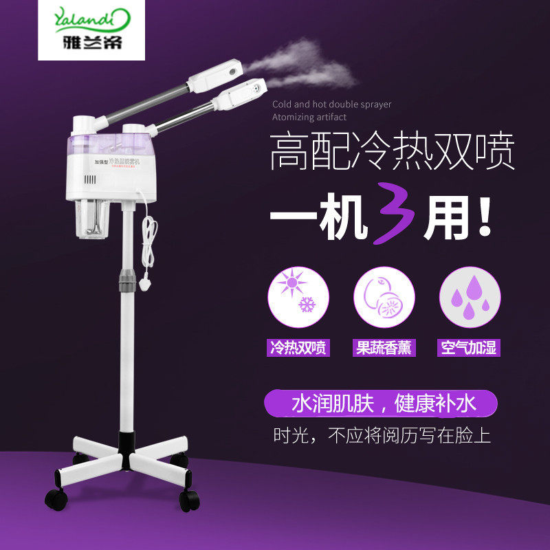 双管冷热喷雾器美容院蒸脸仪水疗脸部补水单管冷热喷雾机美容仪器