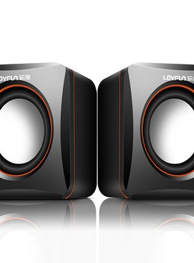 乐放LF-701USB有线办公小音箱 蓝悦S09笔记本台式电脑音响