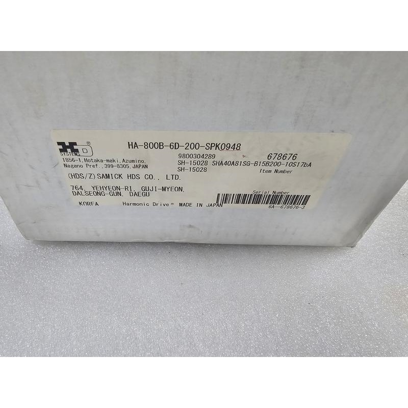 全新HD驱动器 HA-800B-6D-200-SPK094议价