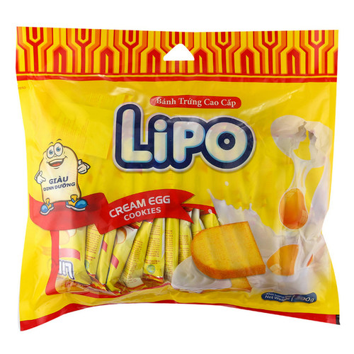 Lipo面包干135g 260g多种口味越南进口网红小零食蛋糕休闲食品