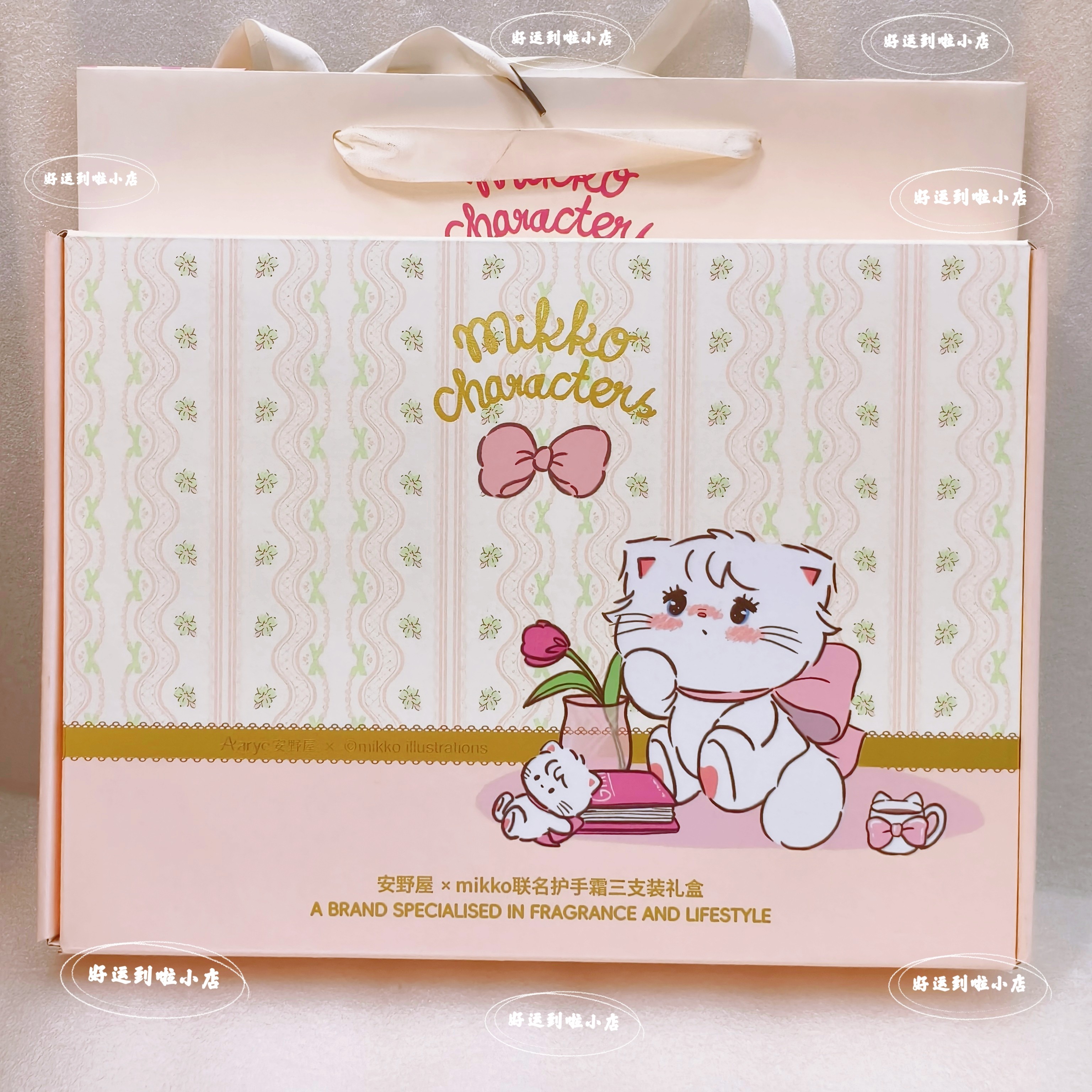 【mikko联名】aarye安野屋慕斯喵喵礼盒护手霜三支装送女生礼物