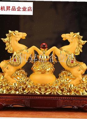 马摆件招财生肖马到成功客厅办公室桌面酒柜Q装饰开业礼品乔迁送.