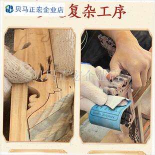 中国风红灯笼六角形宫殿灯笼山z羊皮古董阳台房子中国风户外实木