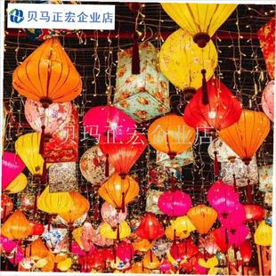 新年国潮灯笼景区古镇街道亮化灯笼网红夜景装R饰花灯户外仿古灯