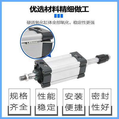 SAUJ32可调行程标准气缸40X50X63X80X100X25X125X150X175-50-7///