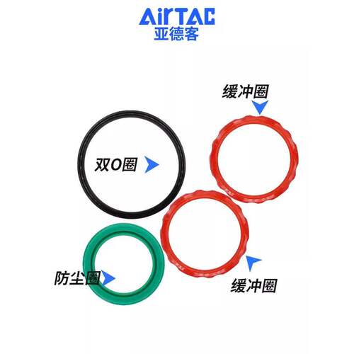 亚德客气缸修理包密封圈SC/SU/SAI32/40/50/63/80/100N-R1/维修包