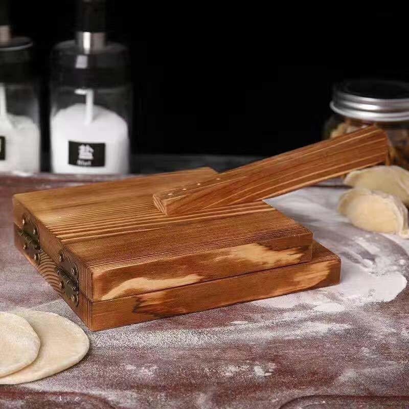 Solid wood dumpling wrapper rollingN pin artifact hand-pXr