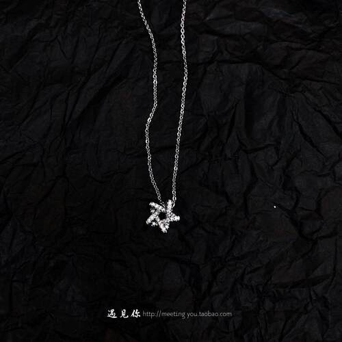 《许愿星星》S925纯银项链送闺蜜