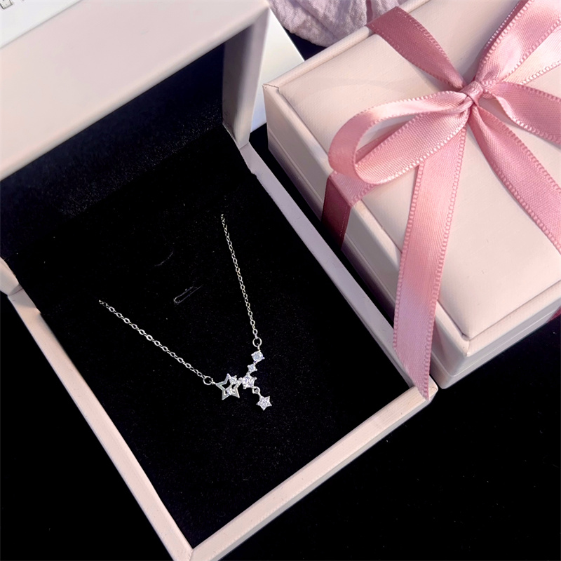 星星纯银项链送闺蜜生日礼物
