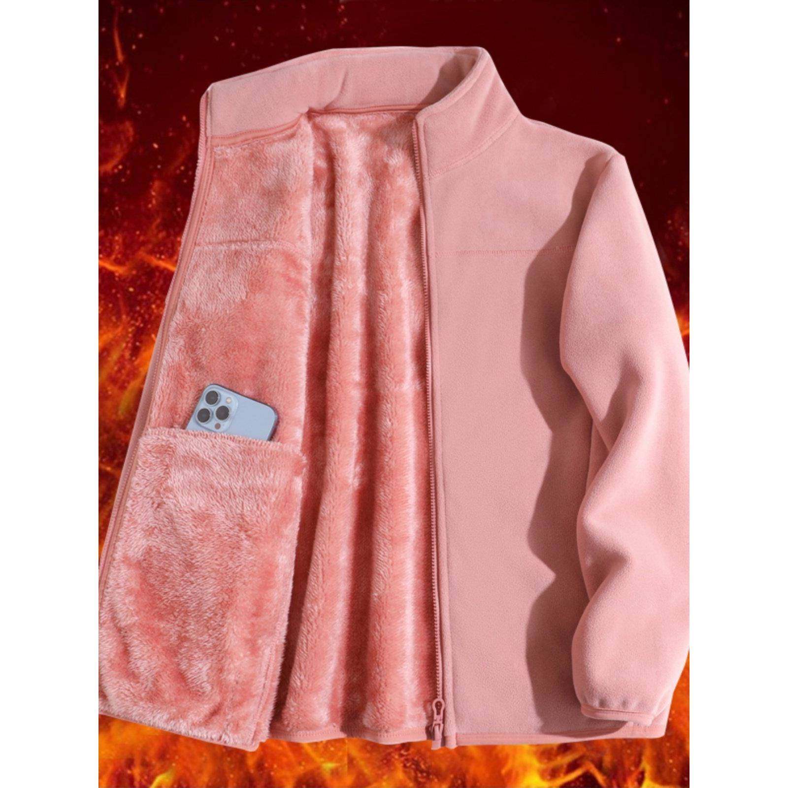 高品质摇粒绒套衣女款奥绒男装H8802外穿新款加绒加厚粒抓绒卫衣