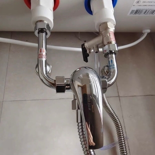 配件全铜浴室冷热水龙头开关水阀 U型专用家用通用混水阀淋浴明装
