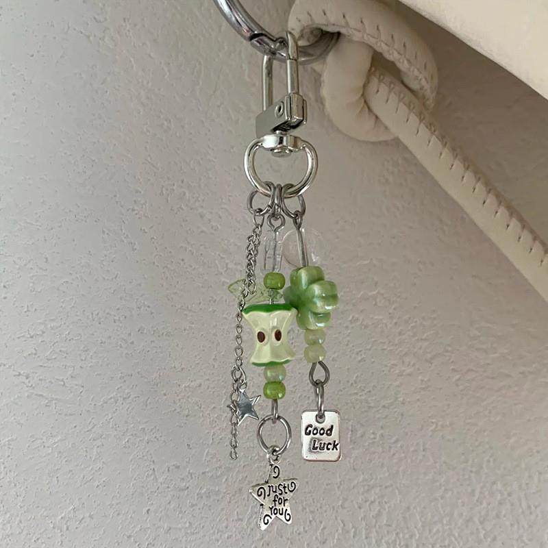 ccd挂绳手作串珠自制少女心ins钥匙扣咕本小众挂件炼