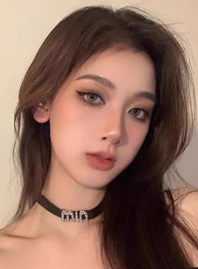 BXA禁欲系纯欲项链choker性感颈链女2025新款爆款高级感锁骨链