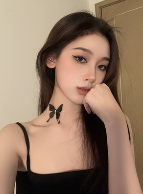 辣妹腔调丨蝴蝶颈链夏季项链小众设计挂脖锁骨链女颈带
