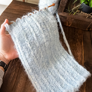 冰川时刻围巾毛线手工diy材料包手混线自己编织围脖披肩秋冬保暖
