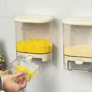 一键按压拼豆收纳盒大容量省空间透明防潮材料豆子分装盒杂粮罐