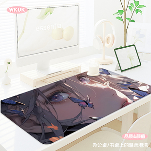 大号鼠标垫超绝眼神系列动漫电竞游戏防滑垫办公桌电脑键盘垫