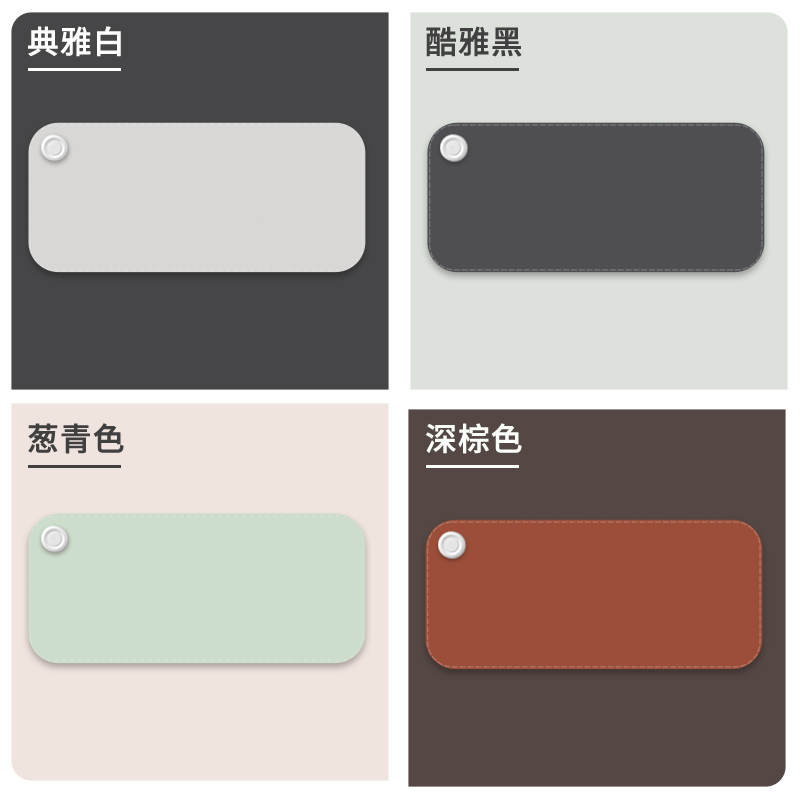 加热鼠标垫超大纯色高颜值办公书桌垫电脑桌面暖手垫电热垫暖桌垫