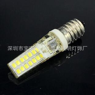 LED硅胶灯恒流全电压无闪2835频2835 E14 28珠5WG2玉米 28L