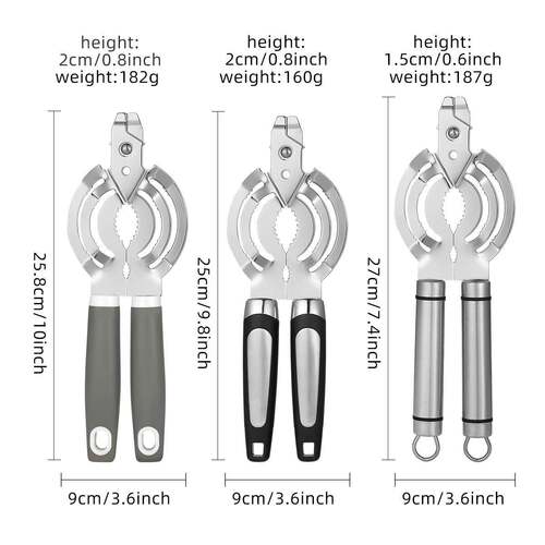 境新头品不锈钢力厨房开罐跨器多功能开瓶器强KG199罐启瓶器啤酒